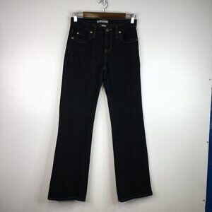 CAbi Dark Wash Wide Leg Jeans Style #895 Size 2